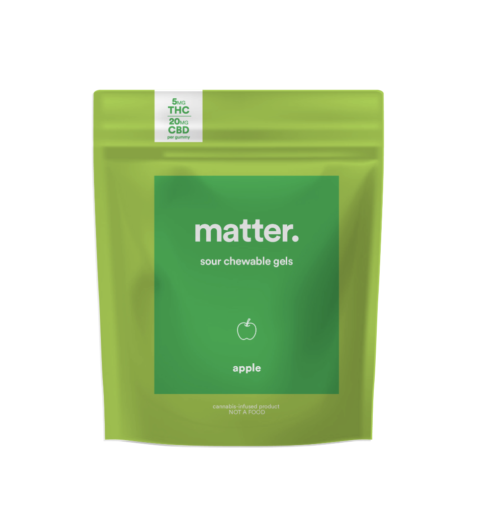 Photograph of product: Green Apple CBD | Gummies [20pk x 5mg]