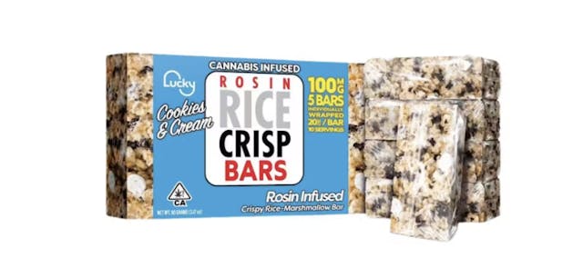 Photograph of product: Cookies & Cream Cookies & Cream Rosin Infused Crispy Rice Bars 100mg - Sales Floor