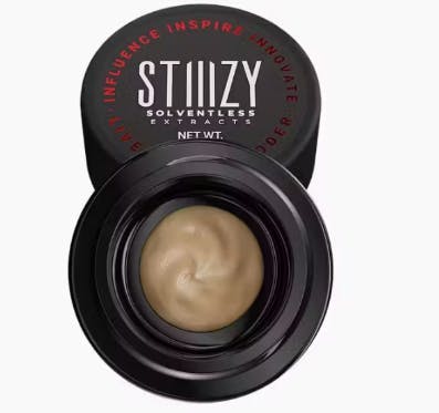 Photograph of product: LEMON DROP | 1G LIVE ROSIN BADDER | Oui'd | STIIIZY