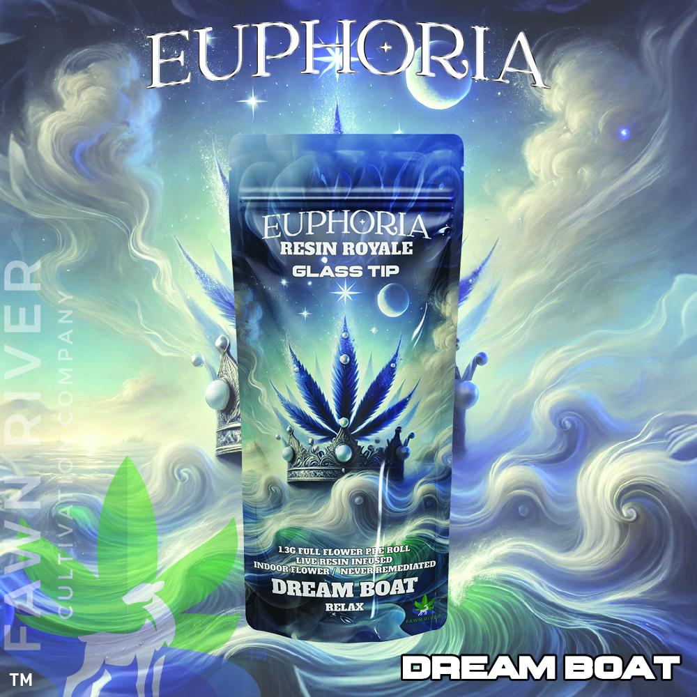 Photograph of product: Euphoria - 1.3g Live Resin Infused Preroll - Dream Boat