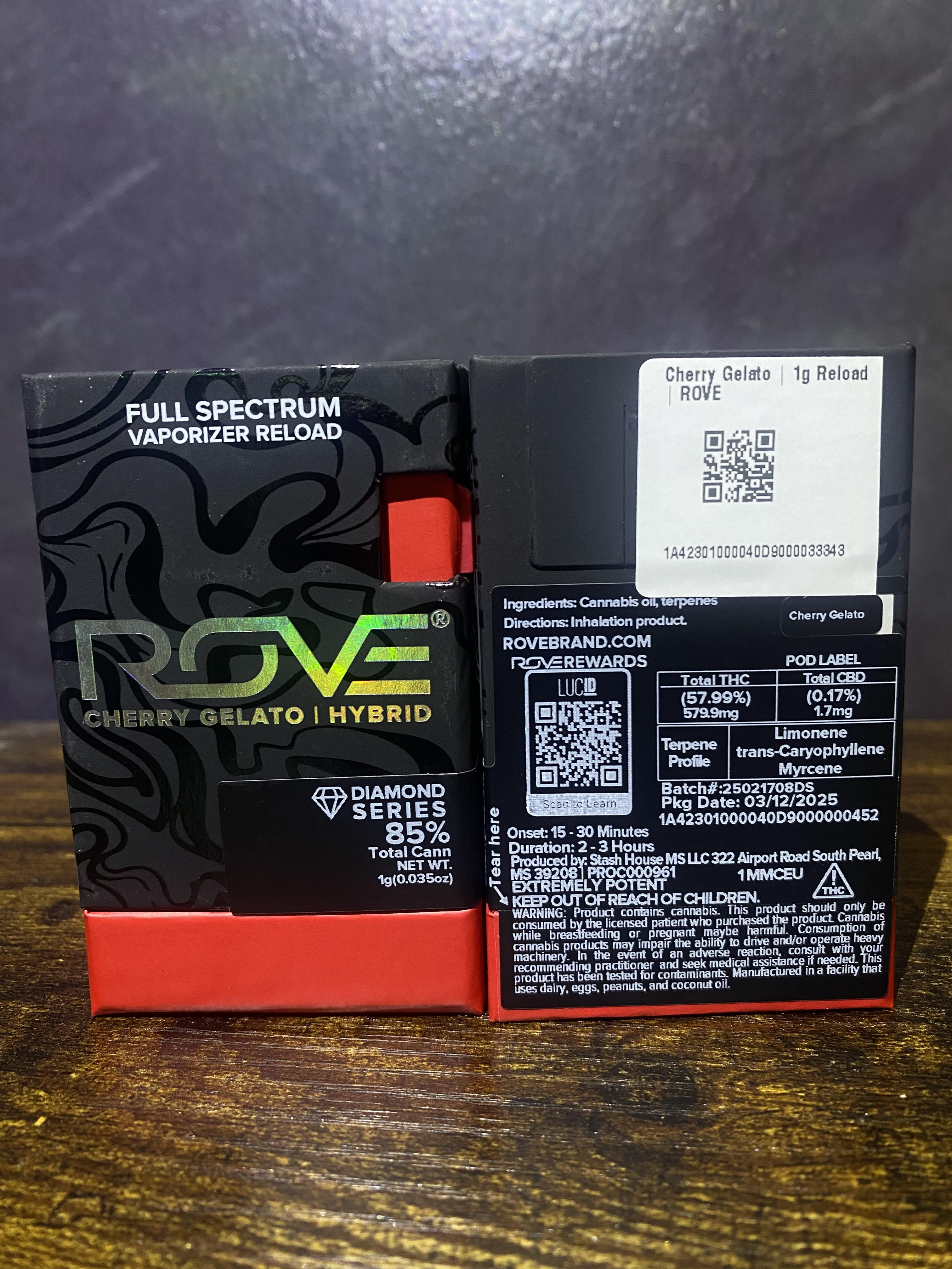 Photograph of product: Cherry Gelato Reload | ROVE