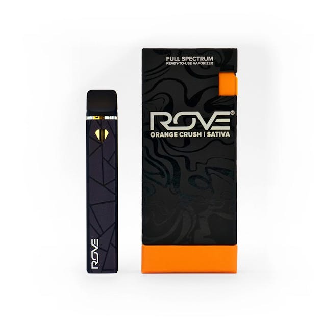 Photograph of product: Rove - Orange Crush - Melted Diamond Live Resin RTU Vape - 1g - 