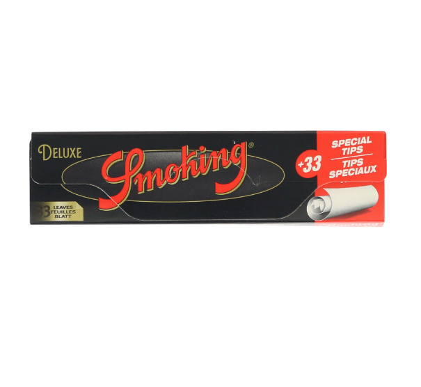 Photograph of product: Smoking Deluxe King Size Rolling Papers 33 Leaves