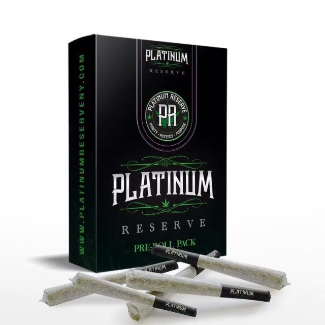 Photograph of product: Platinum Reserve - Jack Herer - 5pk - Preroll