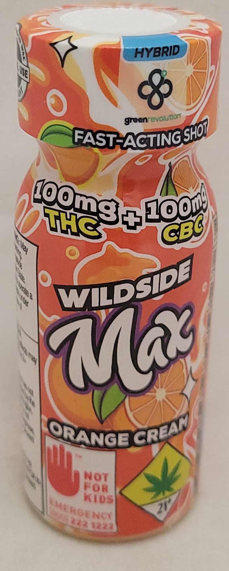 Photograph of Product: Orange Cream Canna Shot 1:1 | 100mg THC:CBC  *General Use Compliant*