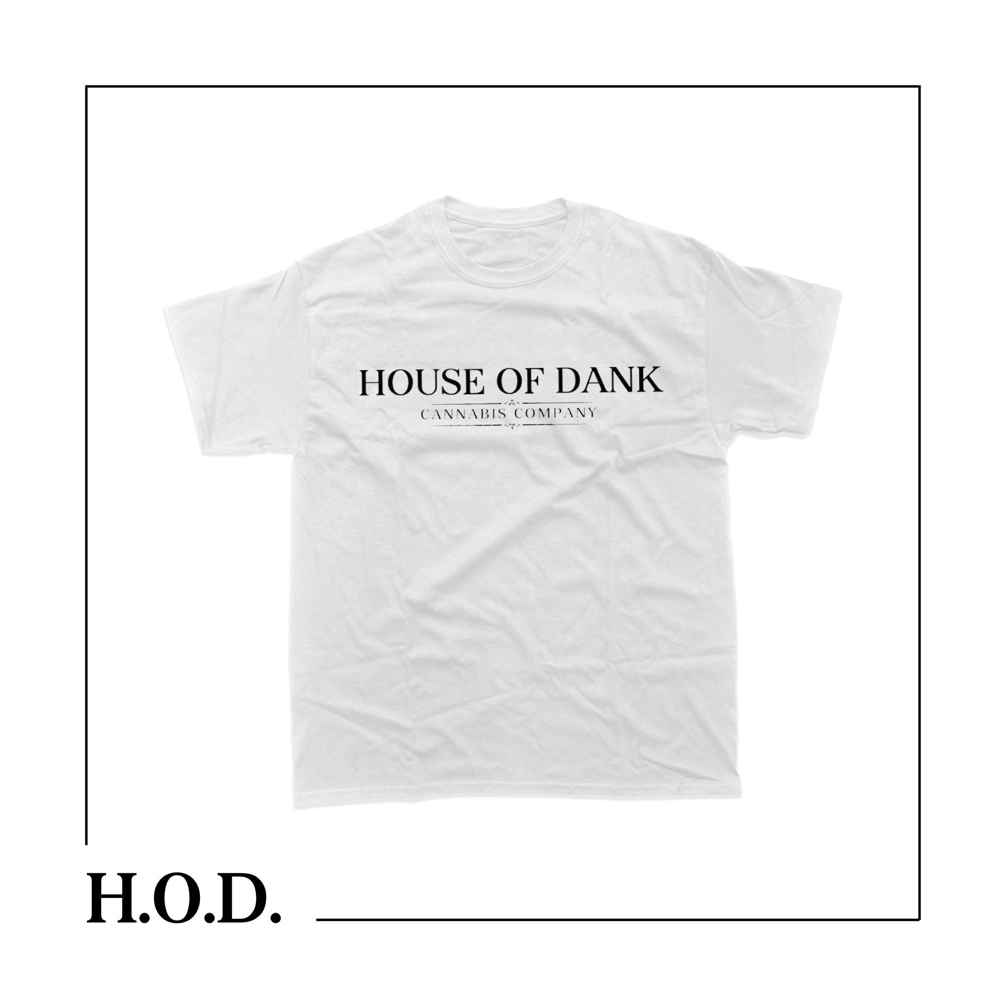 Photograph of product: H.O.D. OG White Short Sleeve Tee L