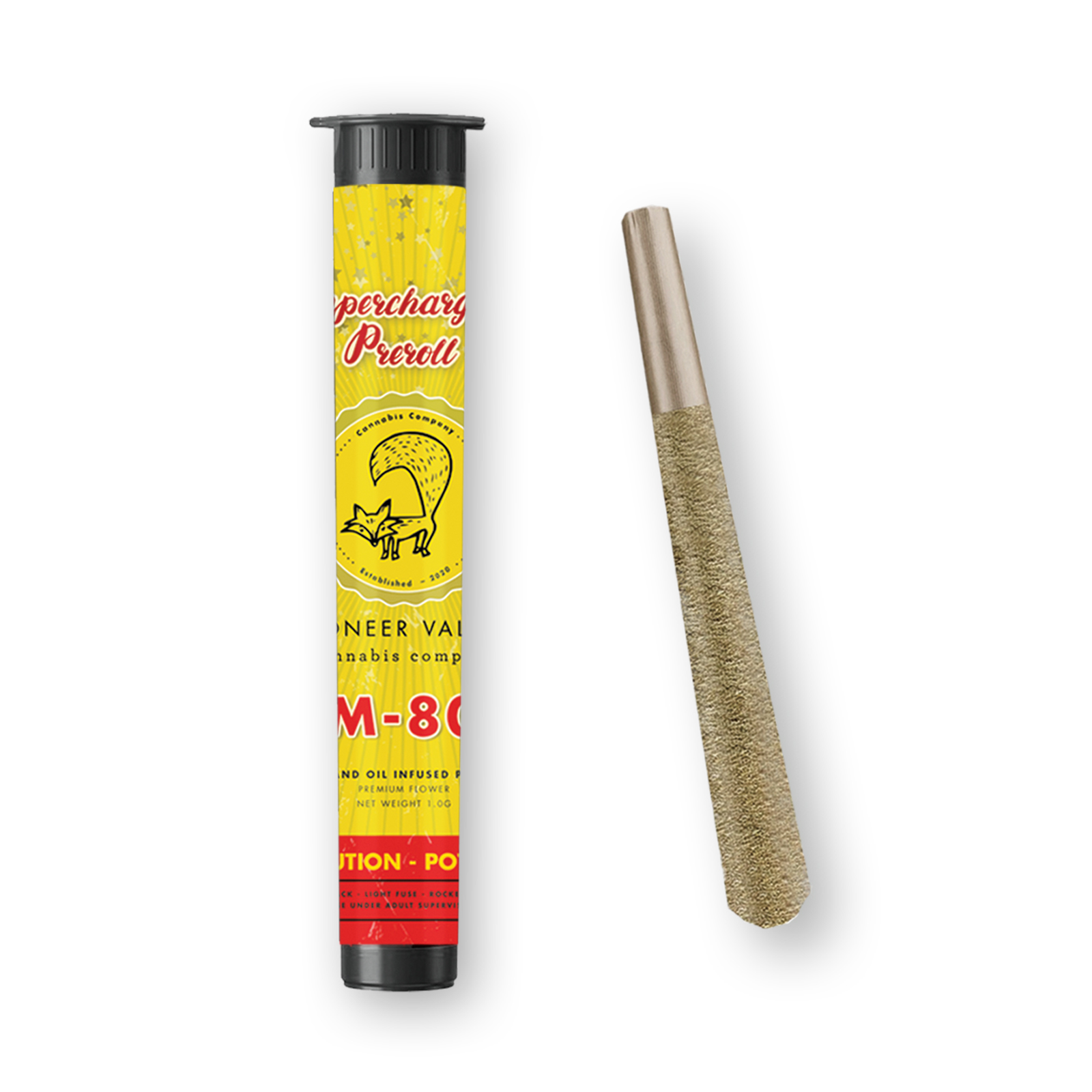 Photograph of product: Mango M80 Infused Pre-Roll | 1g