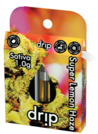 Photograph of product: Super Lemon Haze (Oui'd) | Drip | 510 Cartridge