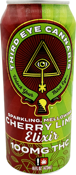 Photograph of product: Third Eye Oui'd - CHERRY LIME ELIXIR - (100mg) - H