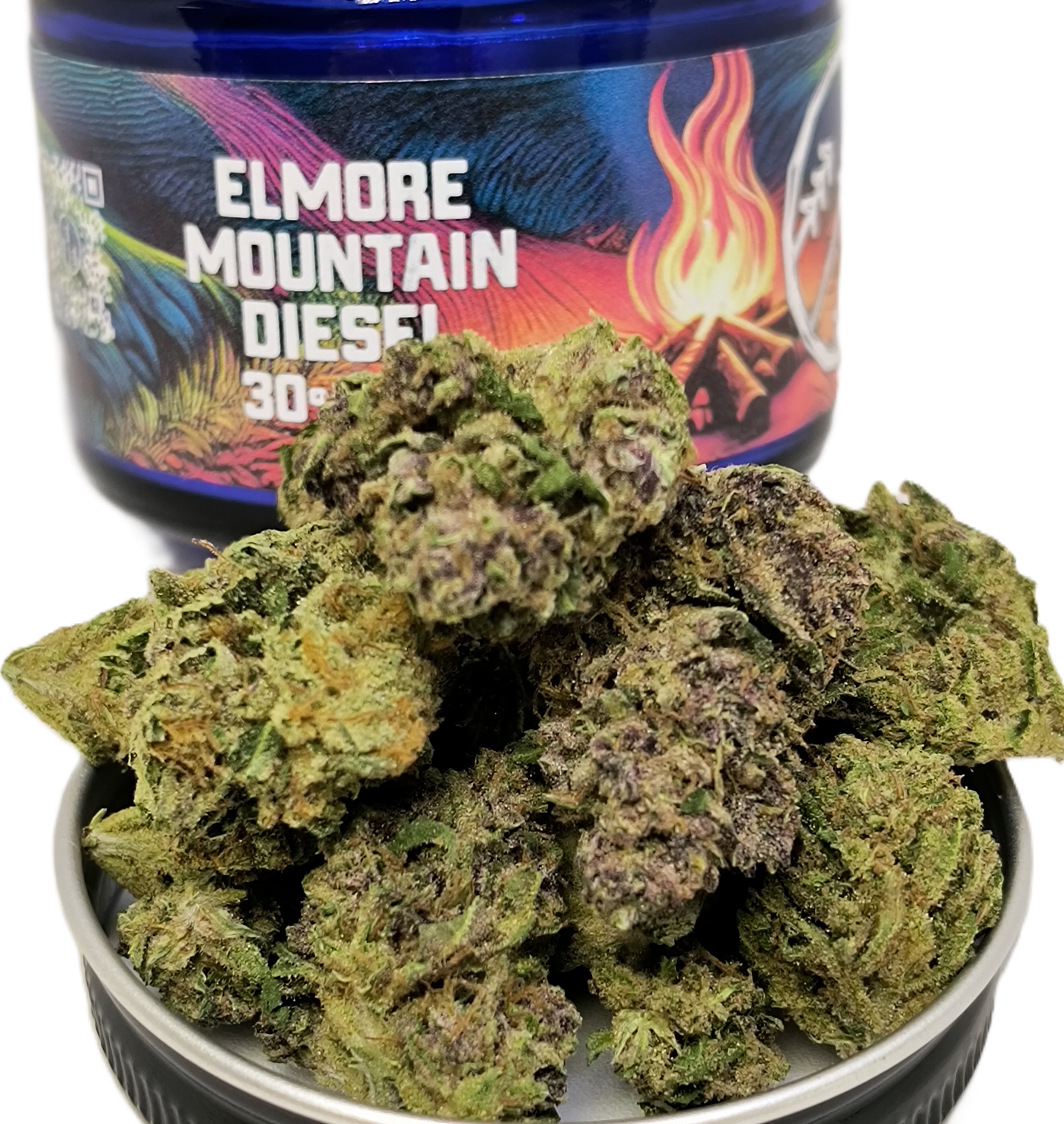 Photograph of product: Elmore Mountain Diesel Jar | Treetop Alliance - 4g
