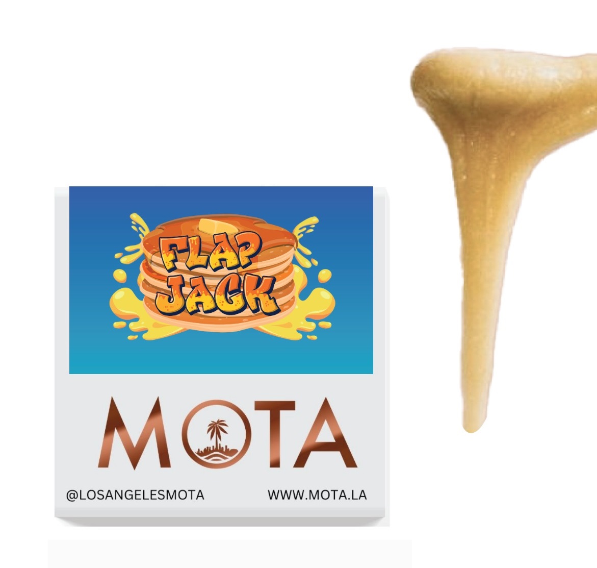 Photograph of product: MOTA Extract LHR 1g Flap Jack
