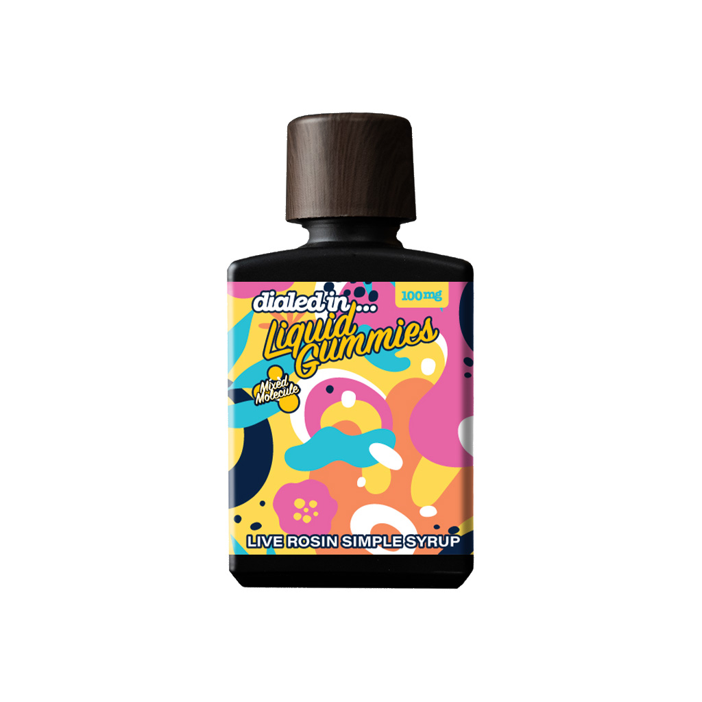 Photograph of product: Dialed In - Rosin Liquid Gummies - Five Star (H) 100mg