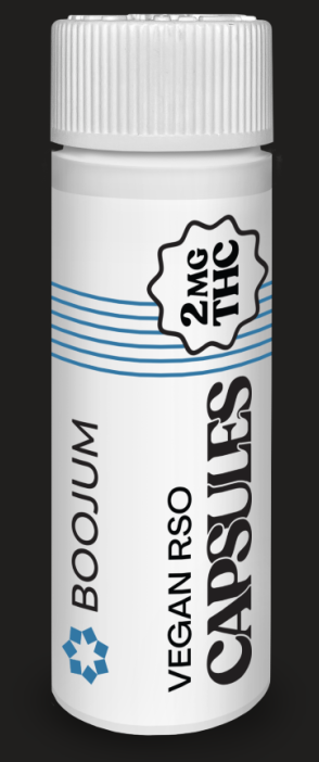 Photograph of product: Boojum RSO Capsules 50mg 25pk