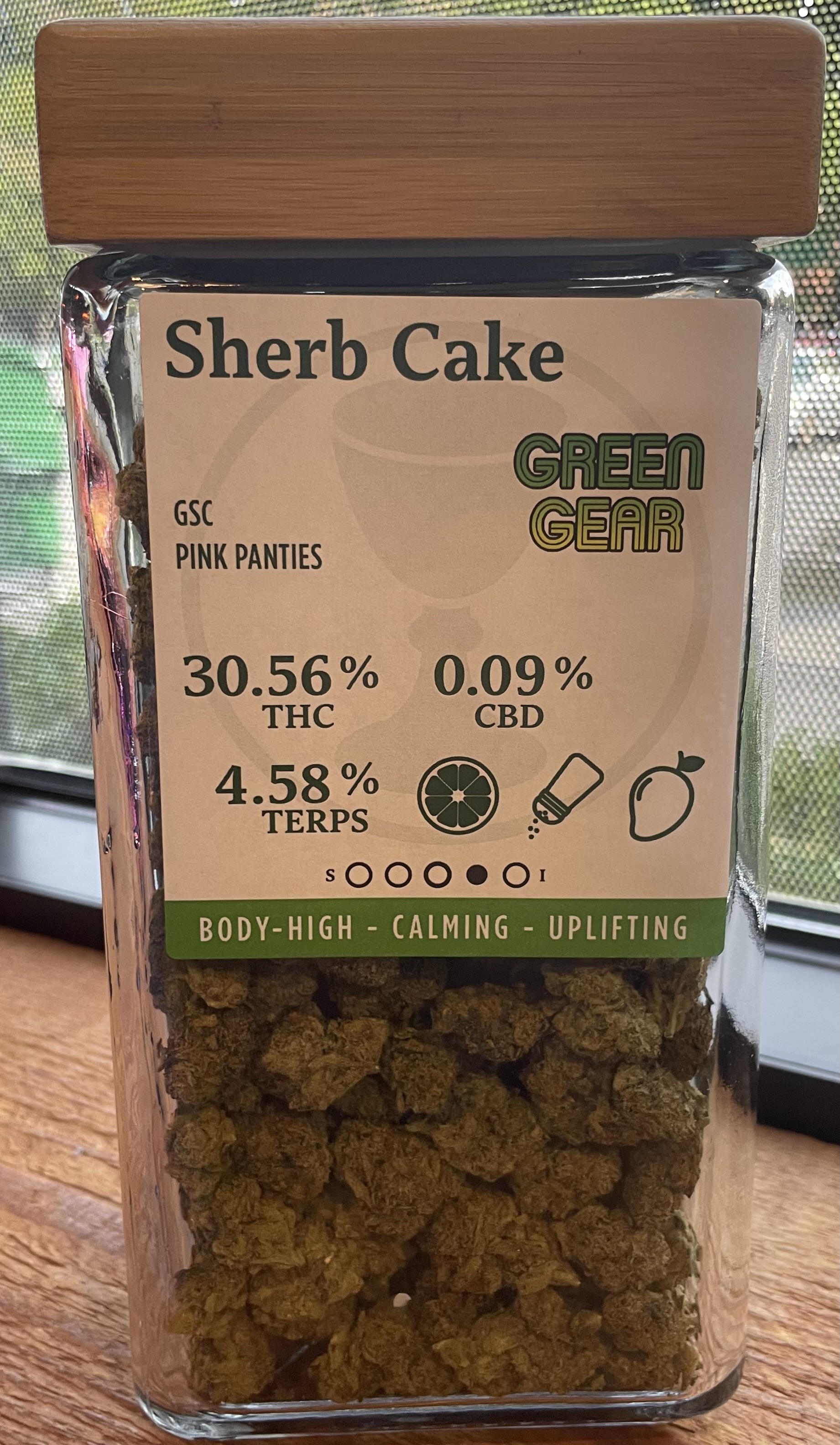 Photograph of product: Green Gear | SHERB CAKE - 28g