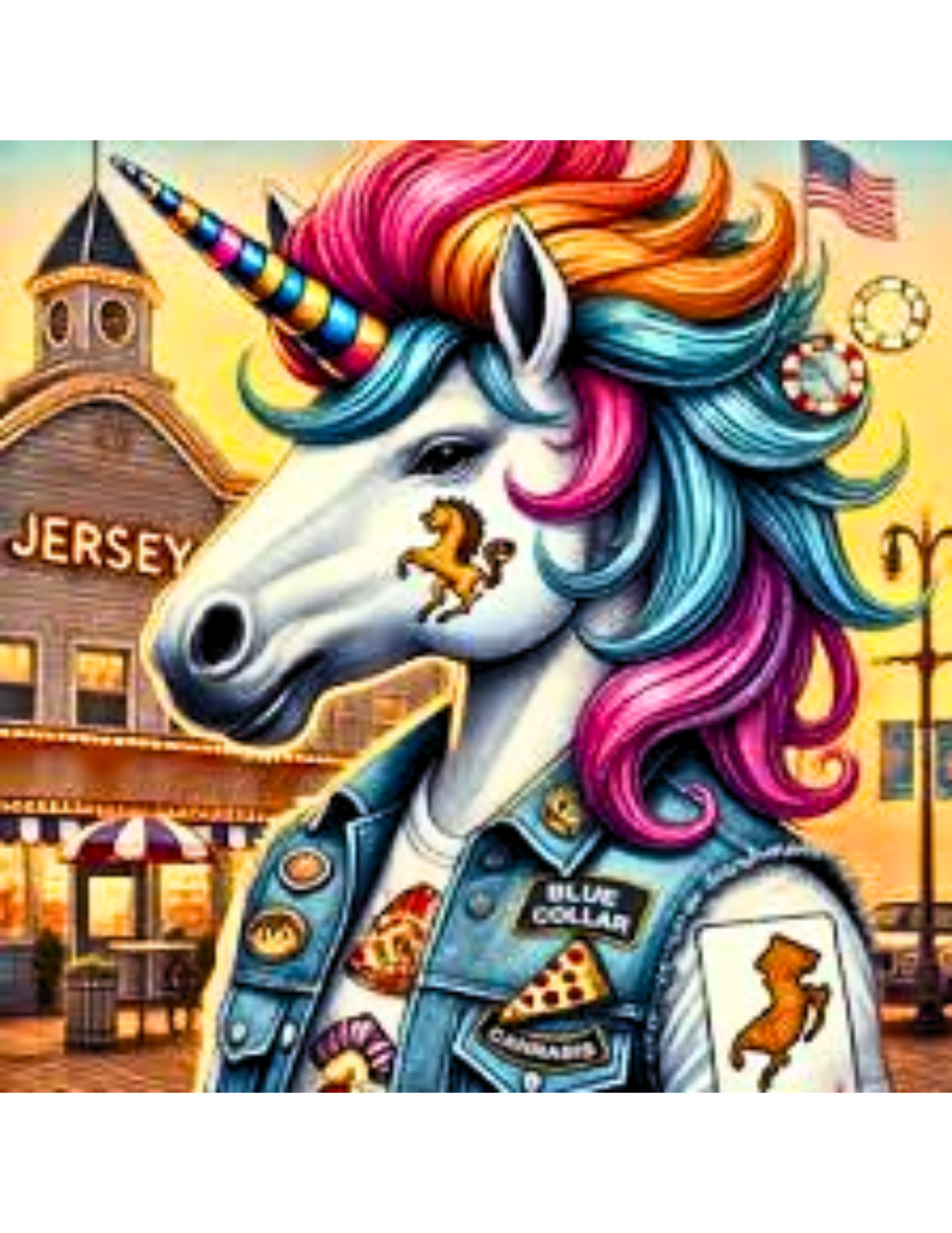 Photograph of product: The Smiling Bud | Blue Collar | Cartridge | Jersey Unicorn