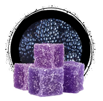 Photograph of product: Ozone - Blackberry 100mg 10pk Soft Chews