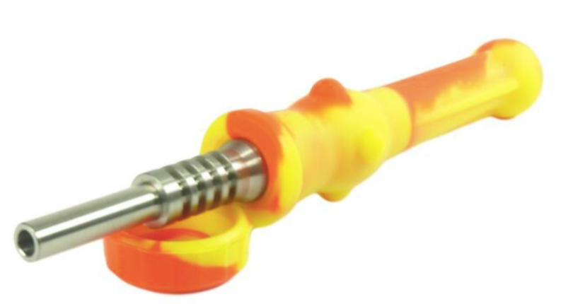 Photograph of product: Silicone Straw, Titanium Tip