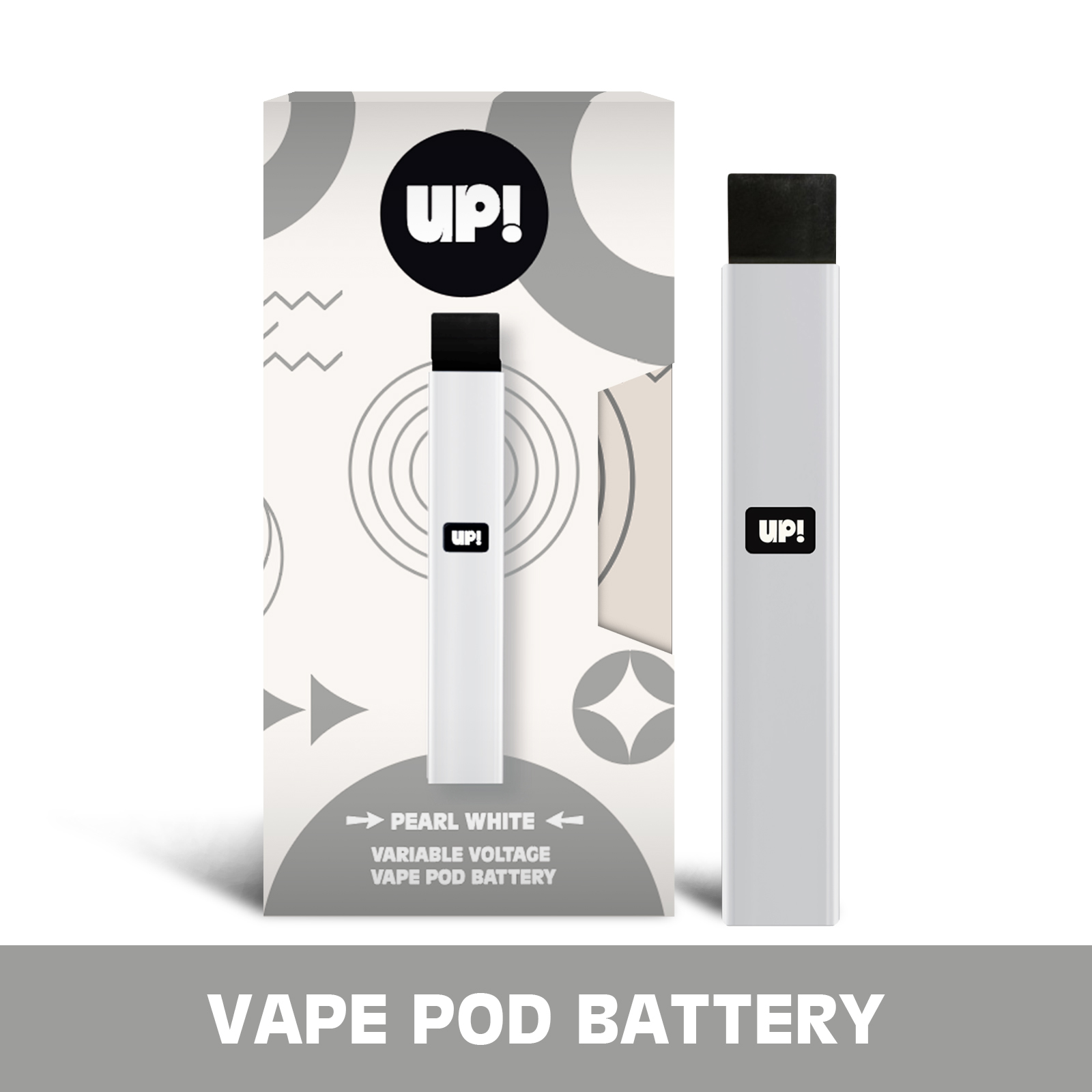 Photograph of product: UP! - Pod Variable Battery (Pearl White)