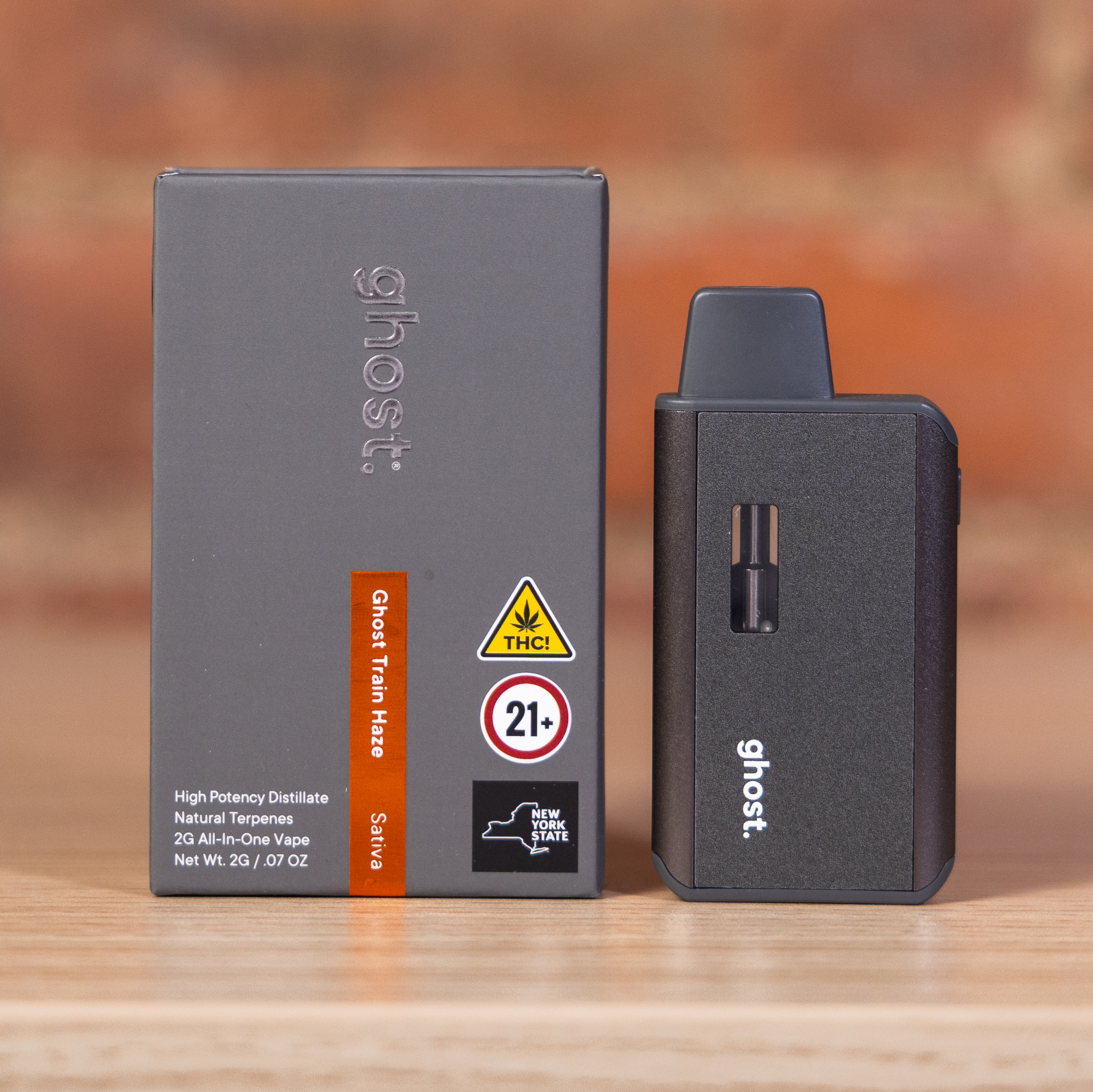 Photograph of product: GHOST- VAPE- GHOST TRAIN HAZE- 2G