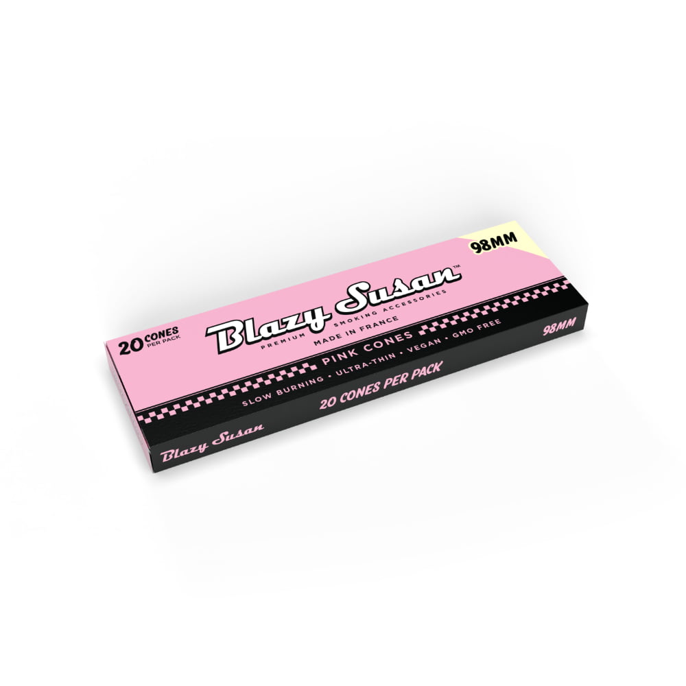 Photograph of product: Blazy Susan | Pink Paper 98mm Cones, 20pk