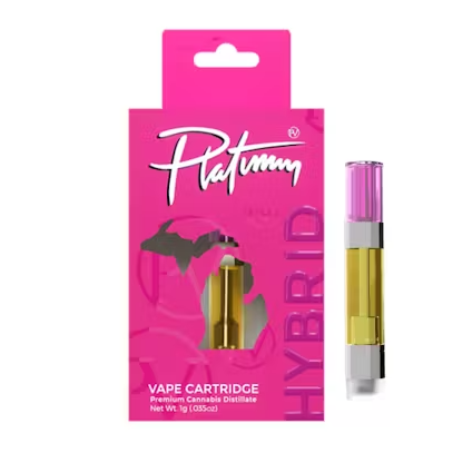 Photograph of product: Black Cherry Bomb | Platinum | 510 Vape Cartridge