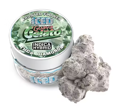 Photograph of product: ICED GUAVA GELATO 3.5G INFUSED FLOWER