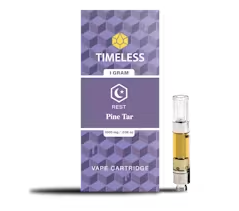 Photograph of product: Timeless Pine Tar (I) Distillate Cartridge 1g