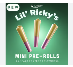 Photograph of product: Sunshine Daydream | 3pk Lil' Ricky's Pre-rolls | 0.3g each | 00630