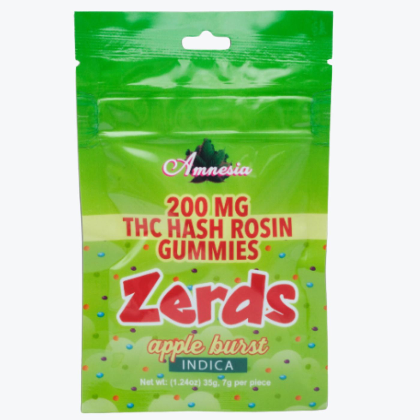 Photograph of product: Amnesia - Apple Burst Zerdz 200mg 1pk