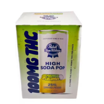 Photograph of product: Mango Coconut (4pk/100mg) Soda [H]