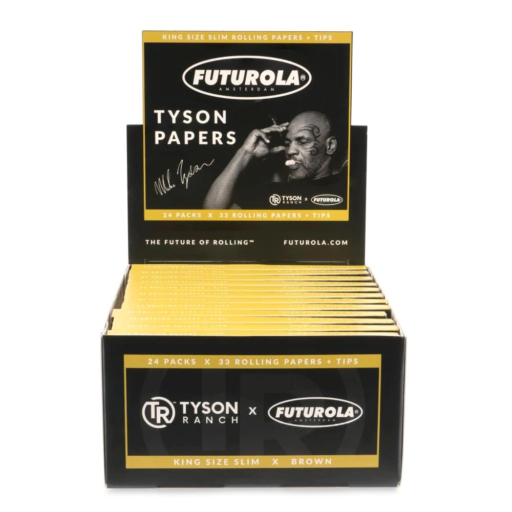 Photograph of product: Futurola Tyson King Size Slim Papers w/ Filters