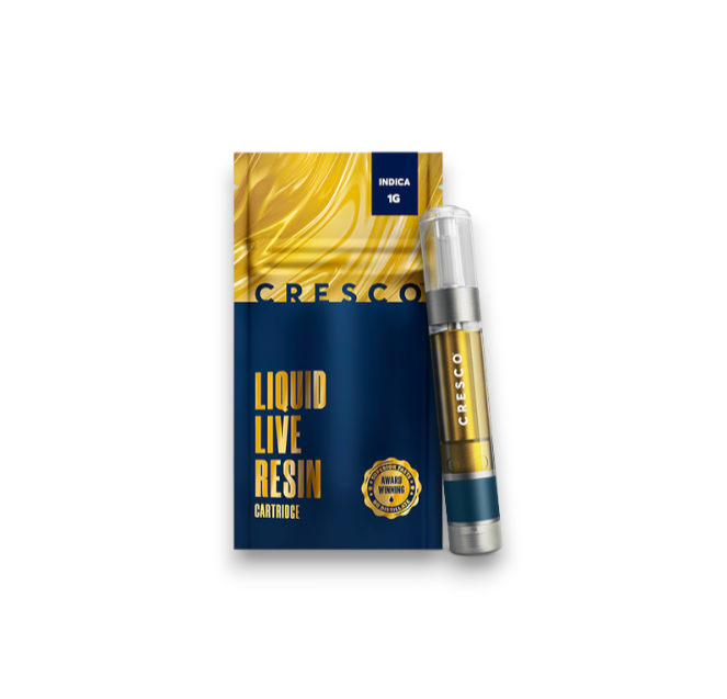 Photograph of product: LA Kush Cake Live Resin Vape Cartridge