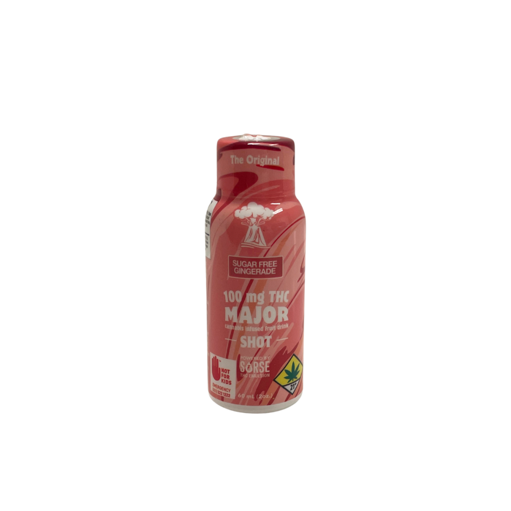 Photograph of product: Zero Cal Gingerade Major Blast Shot | 100mg (DOH)