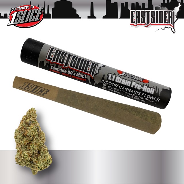 Photograph of product: 1 Slice - Eastsider - 1.1g Pre Roll