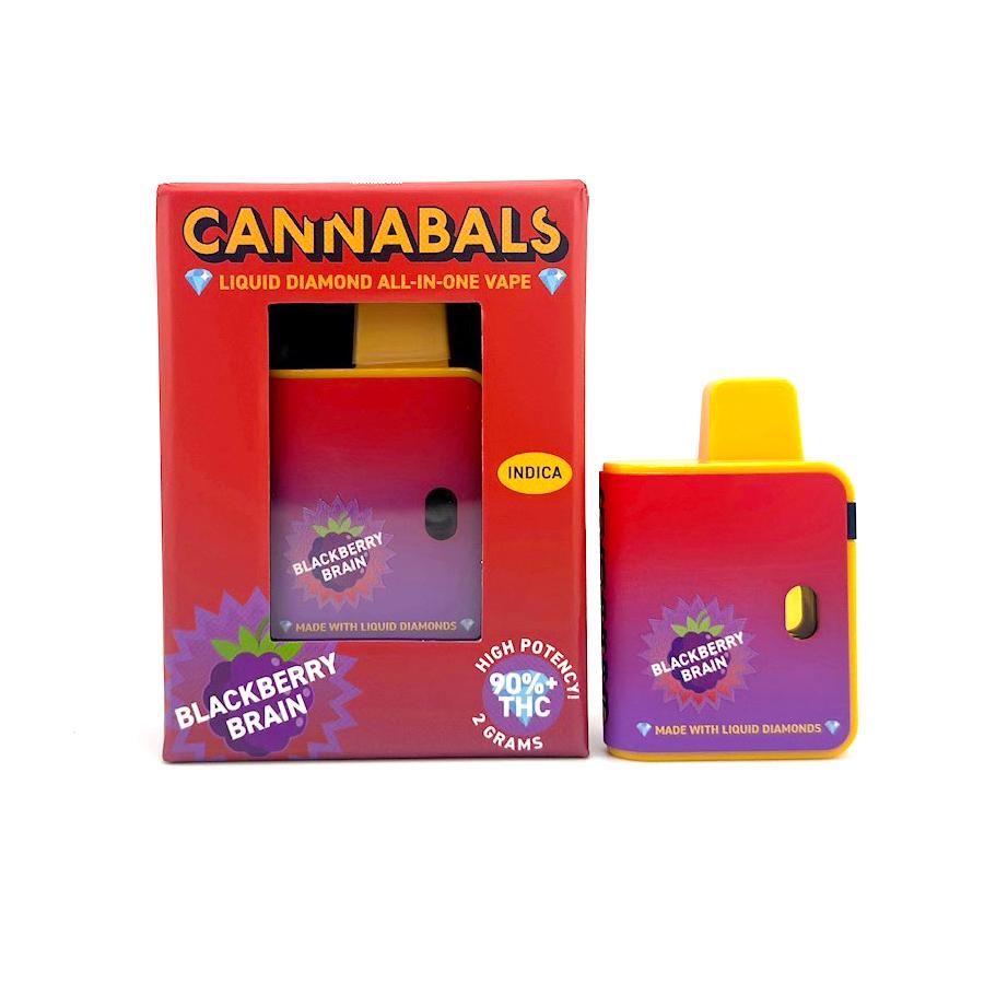 Photograph of product: Blackberry Brain Liquid Diamond  Disposable Vape  2g
