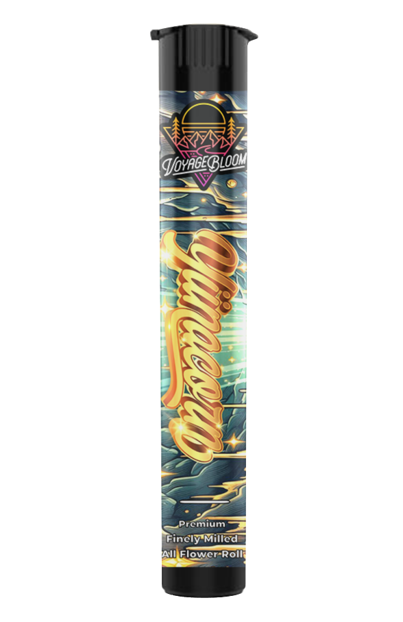 Photograph of product: Voyage Bloom Yunacorn Preroll Rec