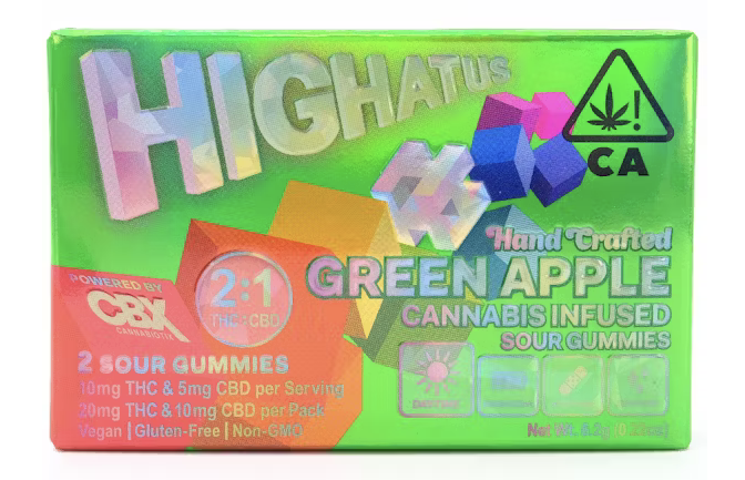 Photograph of product: Green Apple Cbd 2 Pack