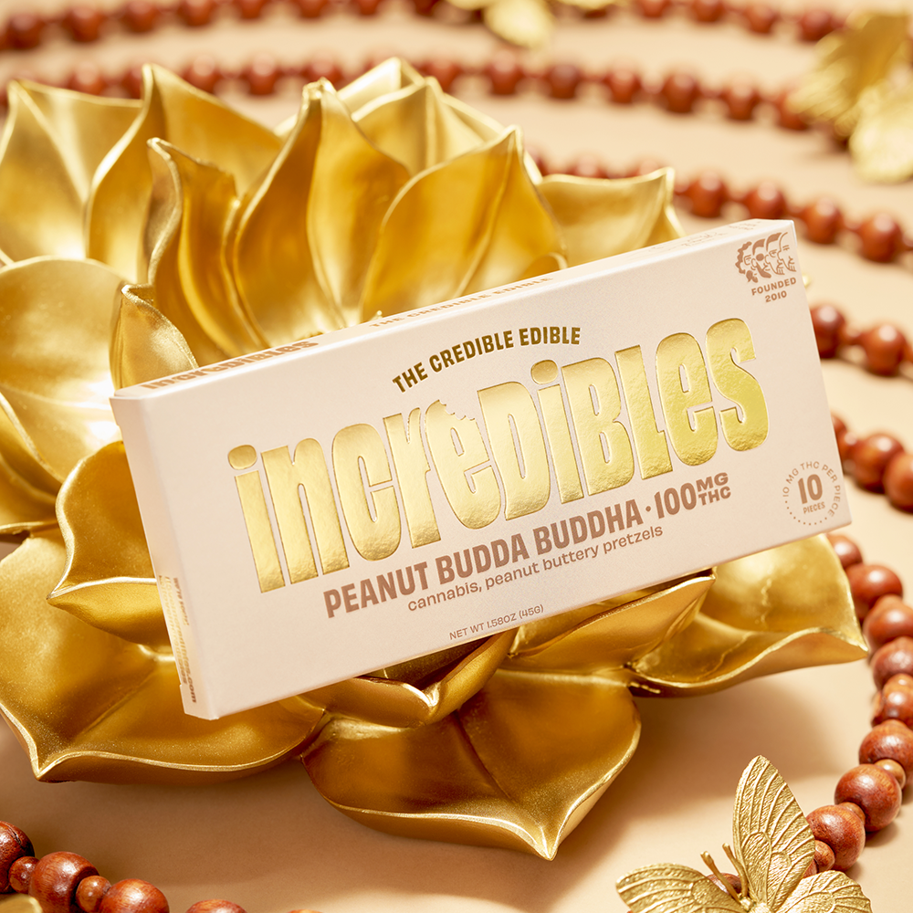 Photograph of product: Peanut Budda Buddha Chocolate Bar 20pc | 100mg