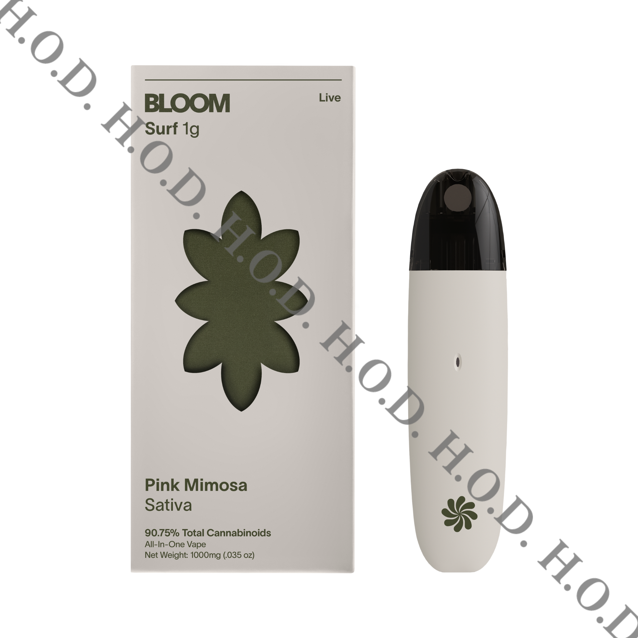Photograph of product: Bloom Pink Mimosa Live Disposable 1g
