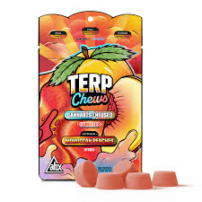 Photograph of product: ABX Terp Chews Moroccan Peaches Gummies 100mg