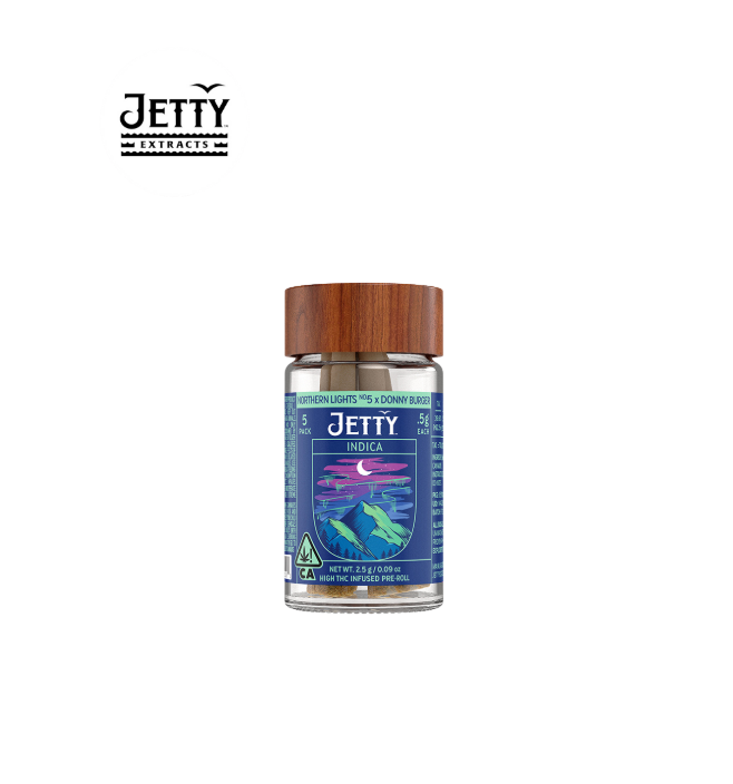 Photograph of product: NORTHERN LIGHTS X DONNY BURGER 2.5G 5 PACK INFUSED PREROLLS