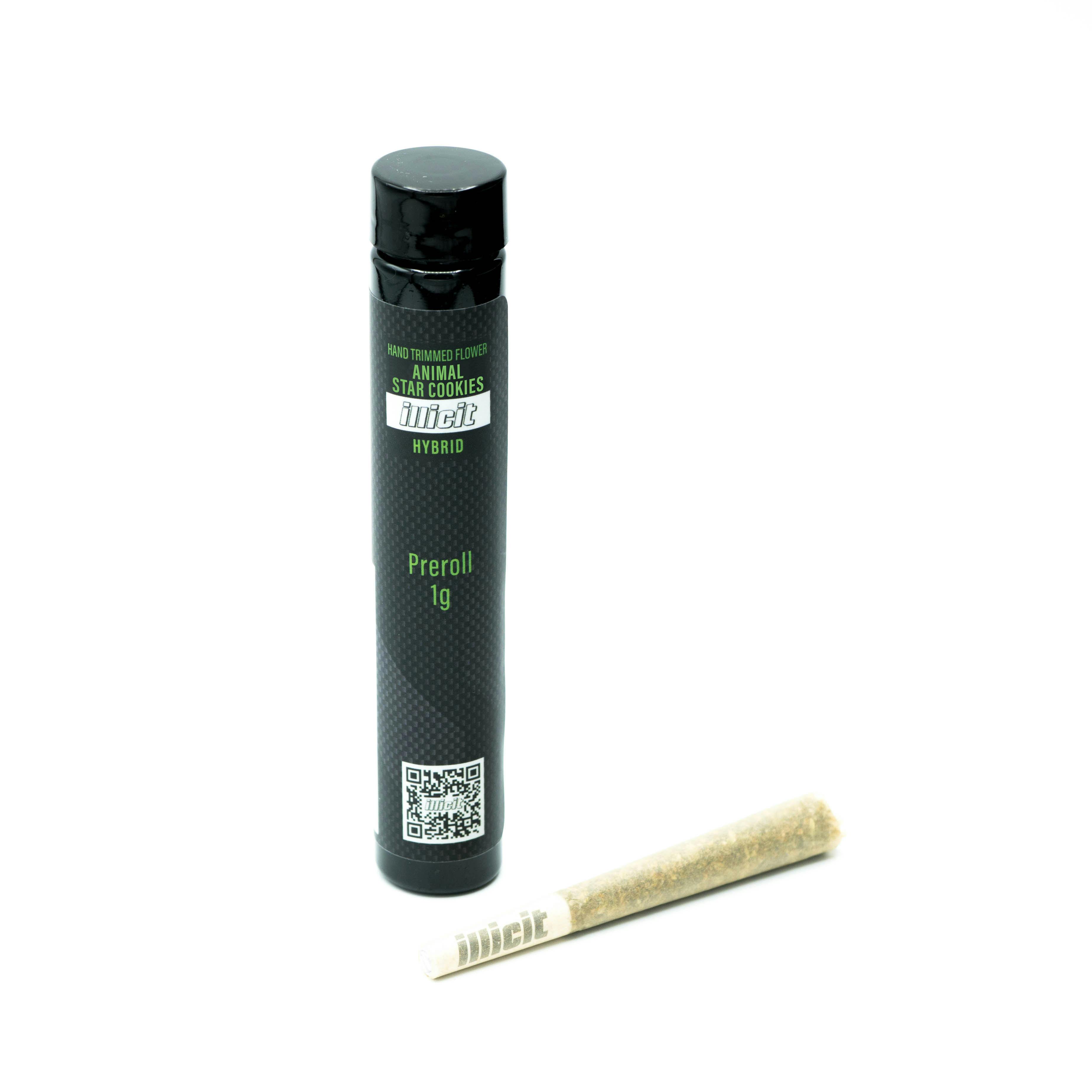 Photograph of product: Illicit | Dr. Funkenstein Pre-Roll 2-Pack | 1g