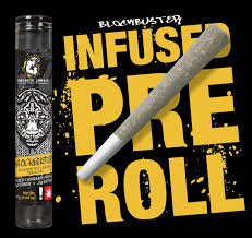 Photograph of product: Concrete Jungle | BLOCKBUSTER: TROPICAL GELATO x GG4 Infused Preroll
