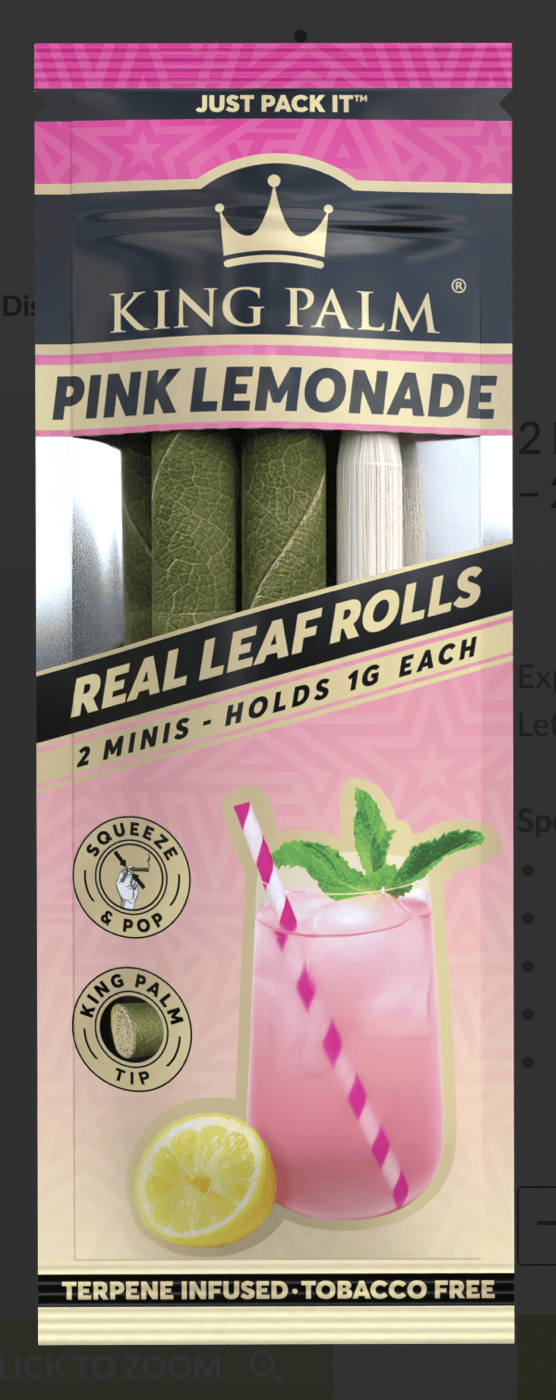 Photograph of product: King Palm | Lemon Haze 2pk
