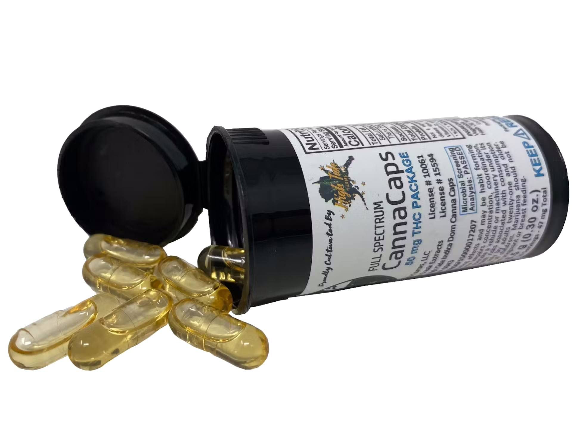 Photograph of product: Cannacaps Hybrid (100mg) Citrique by Cold Creek