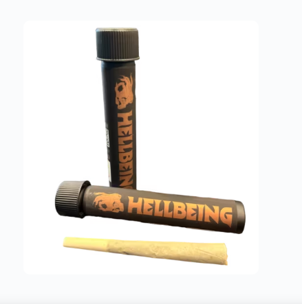 Photograph of product: Hellbeing | Platinum Kush Pre-Roll