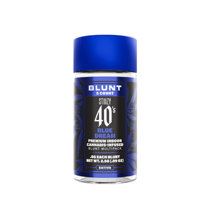 Photograph of product: BLUE DREAM 0.5G INFUSED MINI BLUNTS 5PK