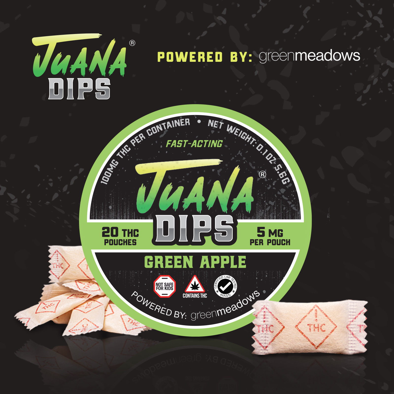 Photograph of product: Juana Dips Green Apple 20pk
