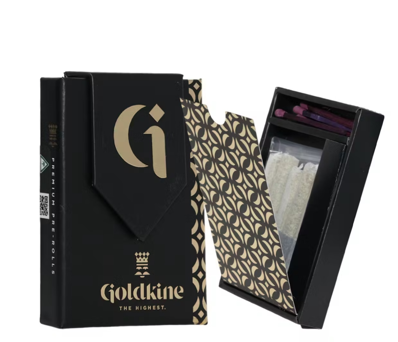 Photograph of product: Goldkine: Head Hunter 5 Pack Infused Pre-Roll (0.5gx5)