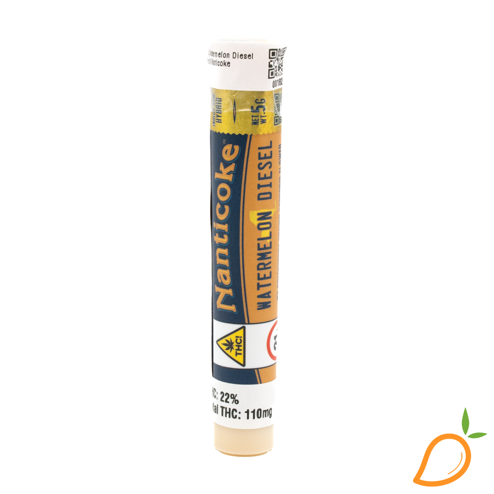 Photograph of product: 0.5g Watermelon Diesel Preroll Nanticoke